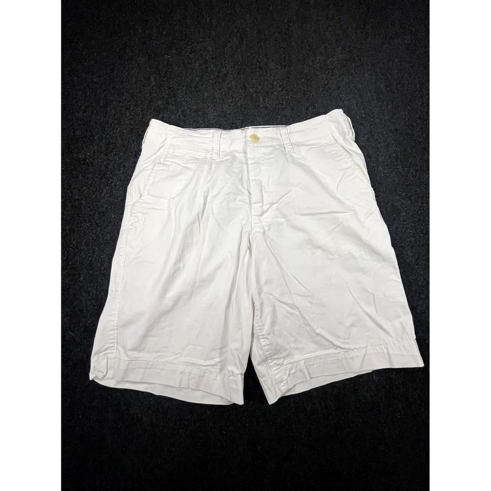 American‎ Eagle Outfitters Next Level Flex Chino Shorts Mens 32 White Flat Front